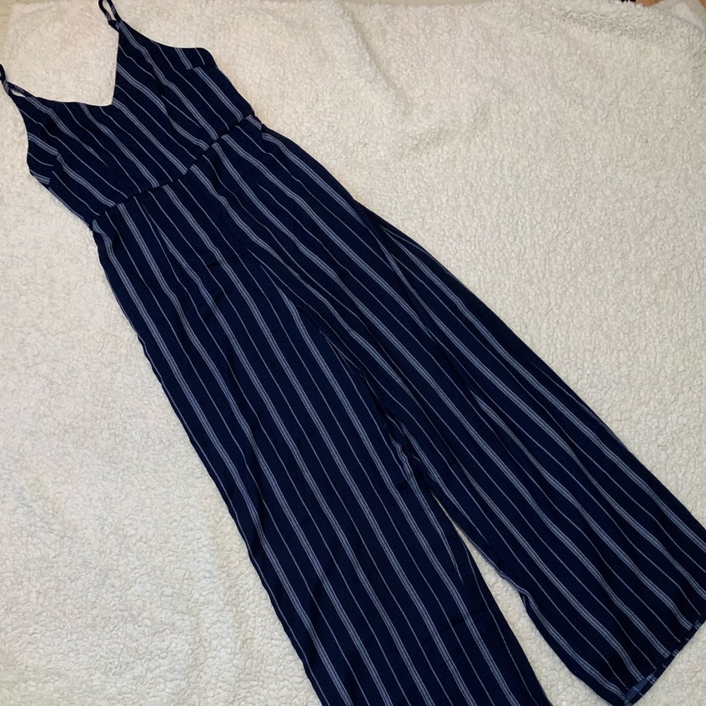Navy Blue Stripped Jumper